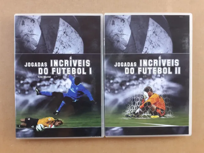 DVDs Jogadas Incríveis do Futebol - Liga Inglesa e Futebol Mundial<br>
