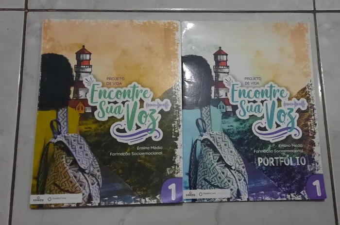 Livro Projeto de vida Encontre Sua Voz modulo 1 + portfólio