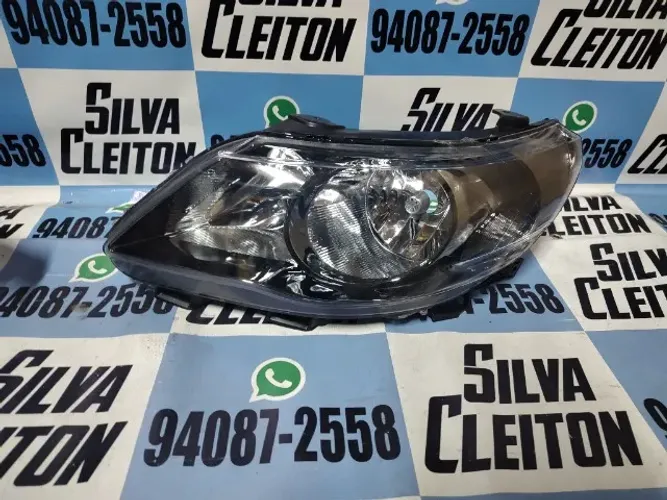 farol esquerdo gol g5 2009 ate 2012 cromomix novo importado  foco duplo