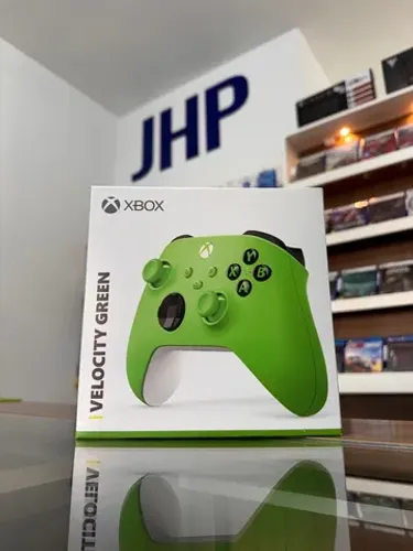 Controle Sem Fio Xbox Original Velocity Green | Parcela Sem Juros | Loja Física Curitiba