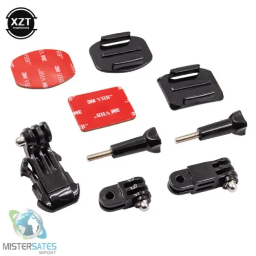 Suporte de capacete J-Hook base reta e curva mais montagem - COD 1123