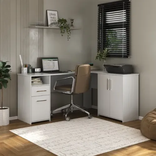 Escrivaninha Computado/Estudo/Home Office de Canto.?NOVEMBRO BLACK?