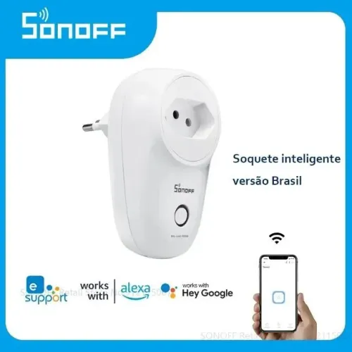 Sonoff S26 Tomada Inteligente Wifi Smart Home Automação App