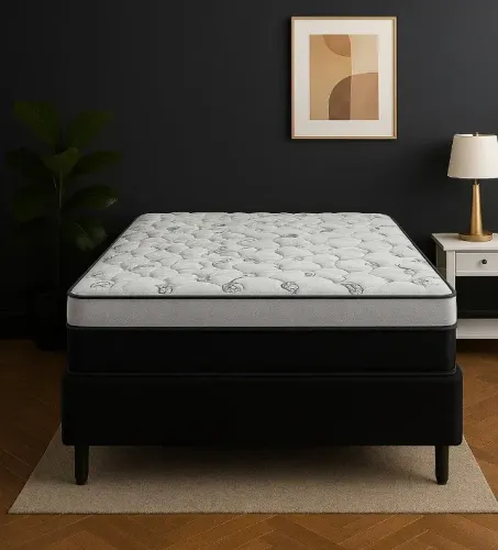 Promoção Conjunto base com colchão de molas ensacadas