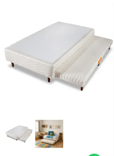 Cama Box com Cama Auxiliar Bibox Orthocrin