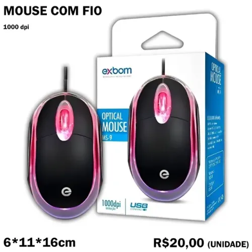 Mouse com Fio