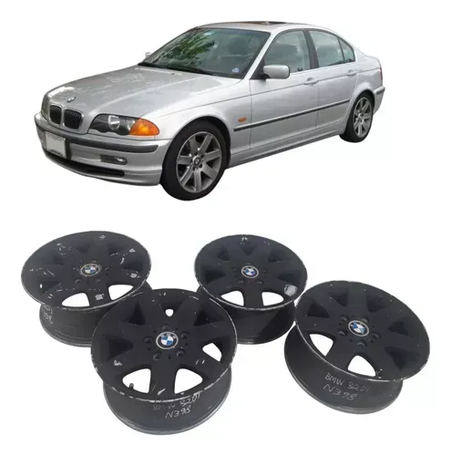 Jogo Rodas Aro 16 5 Furos Bmw 320i 2000 a 2006