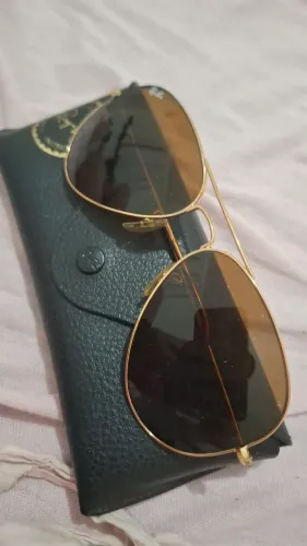 Óculos de sol Ray ban original polarizado aviador gradiente 