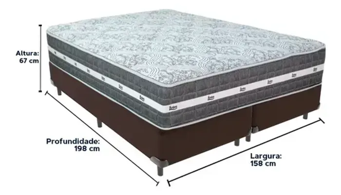 Colchão Black Graphite - Queen Size