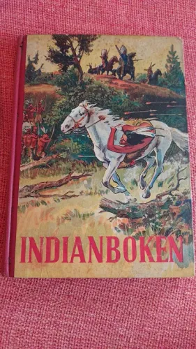 Livro Indianboken - Capa Dura antigo estrangeiro raro só venda não troco por nada
