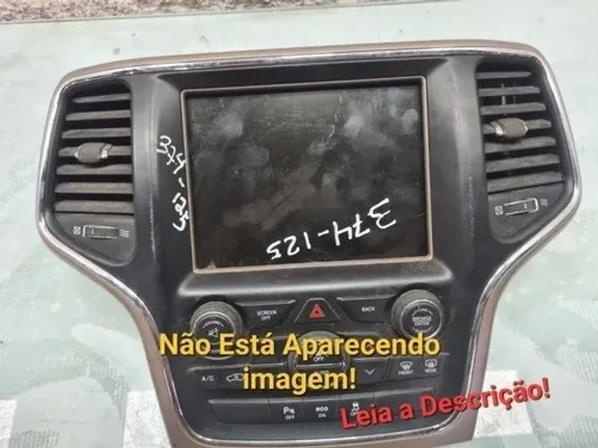 Central Tela Multimídia Grand Cherokee 2014 2015 Com Avaria