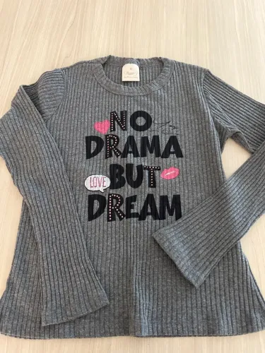 Blusa Manga longa super quentinha - Tamanho 12