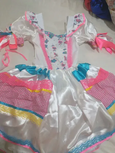 Vestido festa junina noiva infantil