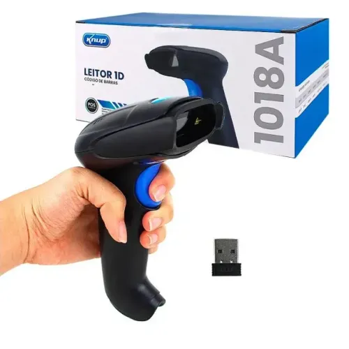 Leitor de Código de Barras/Boletos sem fio KP1018A