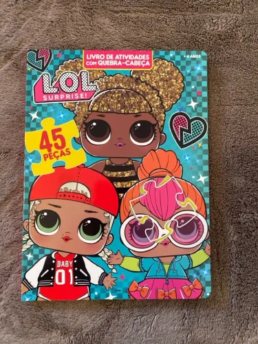 Livro de Atividades LOL Surprise com Quebra-Cabeça