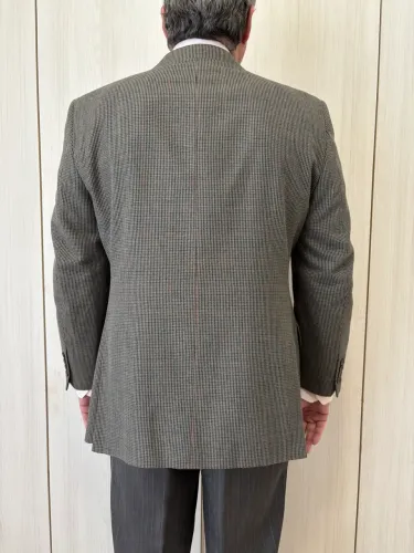 Blazer Adulto, Masculino, Quadriculado Marrom, novo, Villa Romana.