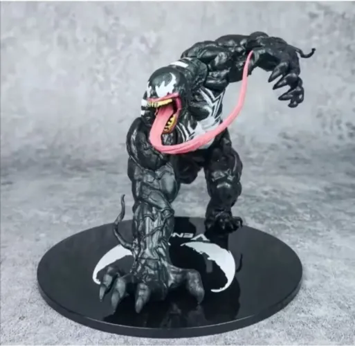 Boneco do Venom Homem Aranha Action Figure Vingadores Colecionador