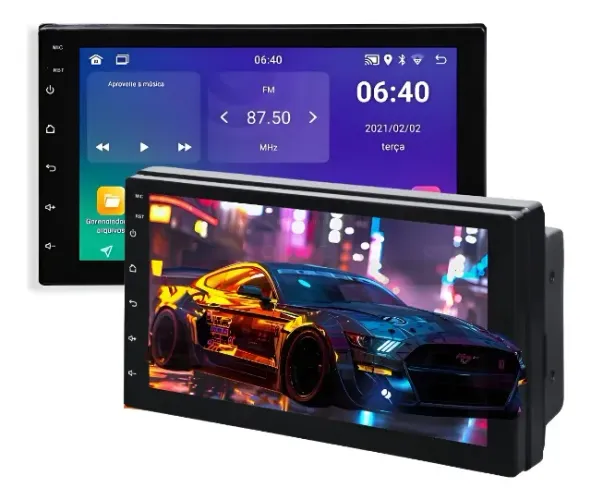 Central Multimídia 2din Android 13 Carplay Espelha Auto 32gb Multimídia Android Gps Carpla