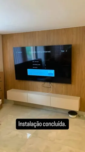Instalação de suporte para Tvs 