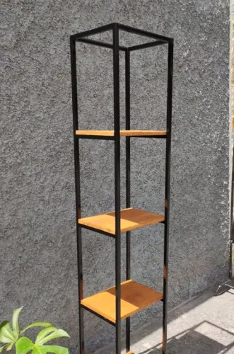 ? Estante 200x40x30 Industrial estante escrivaninha mesa de ferro prateleira