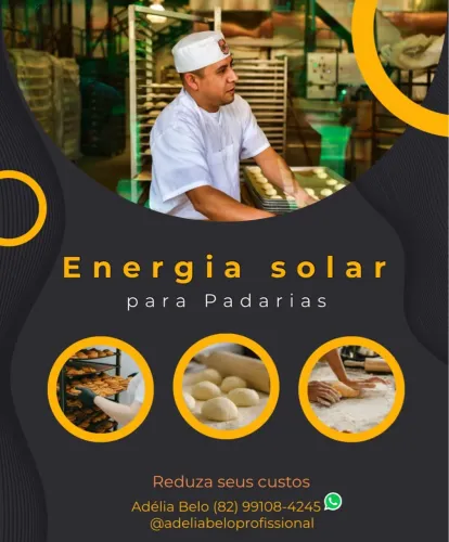 Energia solar para padarias