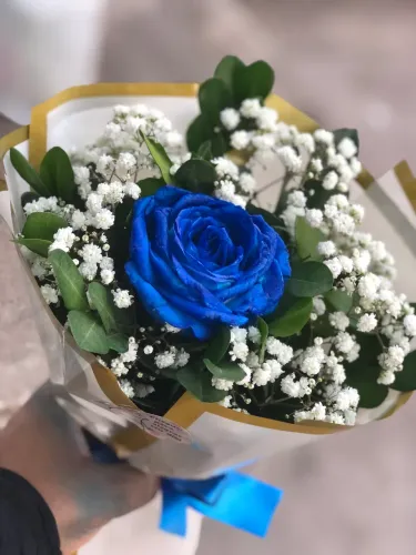Rosa azul , buquê de rosa azul , rosas , mimo de rosa , buquê azul , flores
