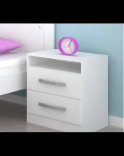 Promoção Mesa de Cabeceira Branca - 08/03  