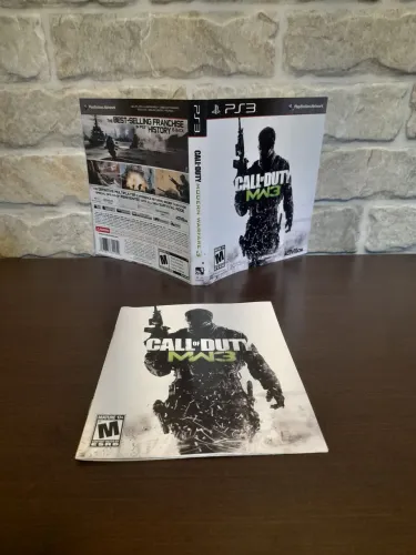 Capa e Manual/Encarte Call Of Duty: Modern Warfare 3 de PS3