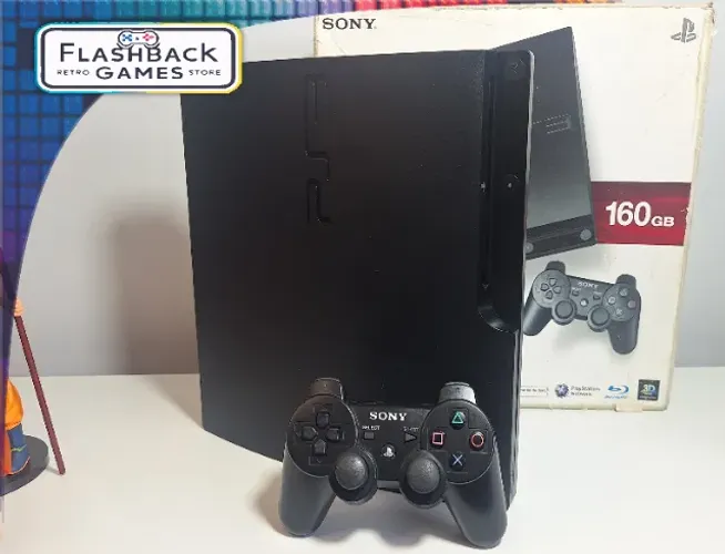 Playstation 3 DESBLQUEADO na Caixa (Serial Batendo)