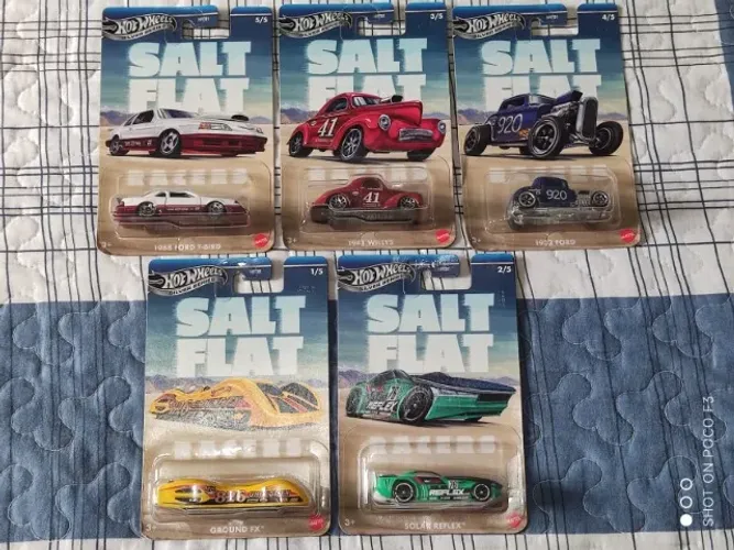 Hot Wheels Salt Flat - Set Completo