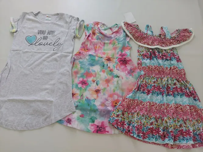 Combo peças infantis novas, tamanhos 4, 6 e 8