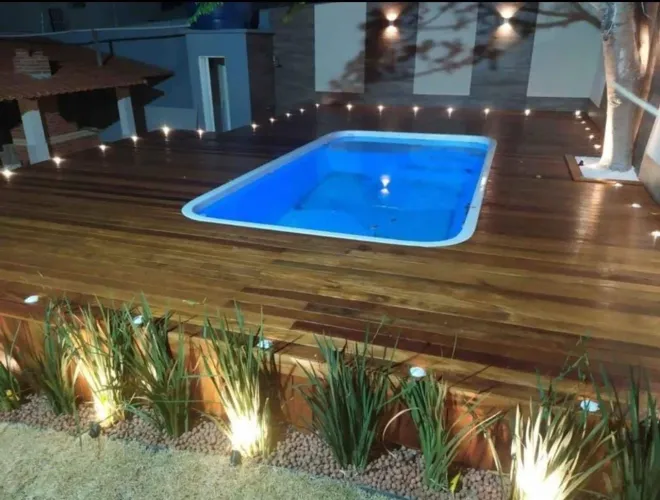 Paisagismo. Jardim. Deck. Irrigação automática