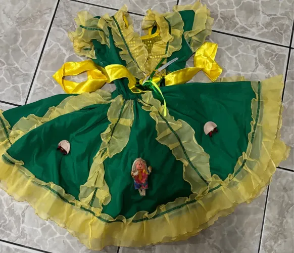 Vestido de rainha do milho 