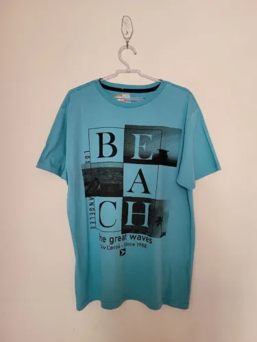 camiseta azul viv l'eroa Tam M