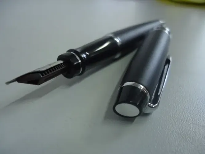 Caneta pincel preta 190,00
