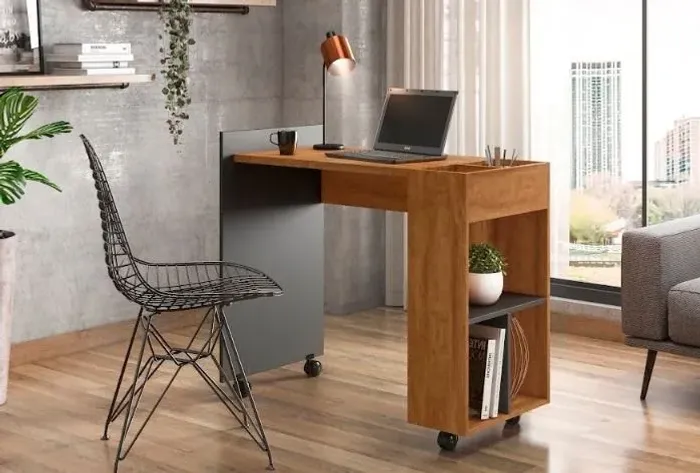 Escrivaninha moderna com design funcional