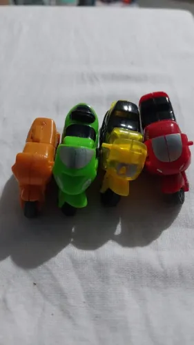 lote 4 mini motos fricção 