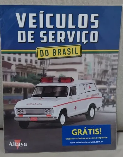 Lote com 5 fascículos/revistas coleção "Veículos de Serviço do Brasil" - Editora Altaya.