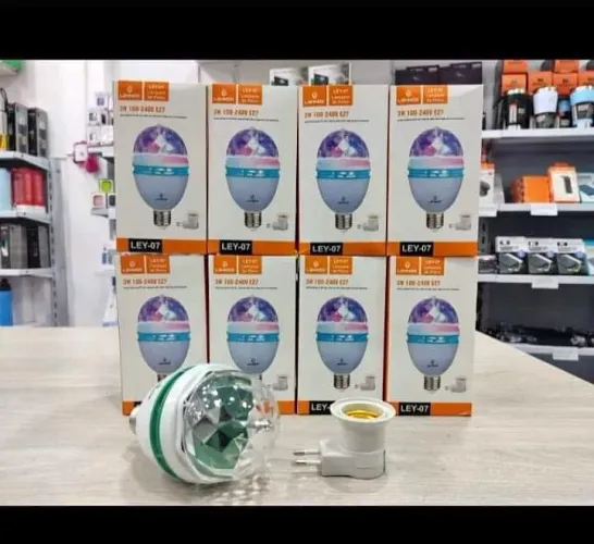 Lâmpadas LED RGB Disco Bola