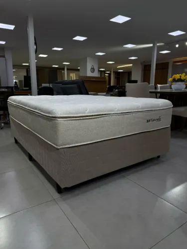 Cama casal Colchão Naturalle Novos 