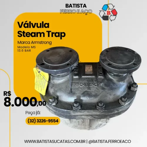 Válvula automática Steam Trap da Armstrong