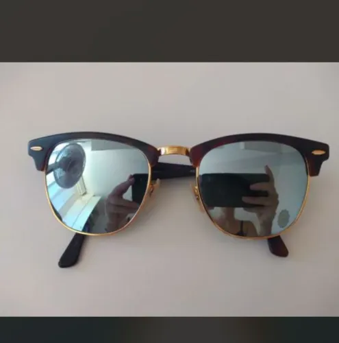 Óculos de Sol Ray-Ban Clubmaster Espelhado