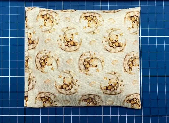 Almofada de sementes para bebês tamanho 15cm X 14cm