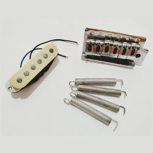 Captador da Ponte de Guitarra Stratocaster  - 6 cordas + Ponte Semi-Flutuante + Molas