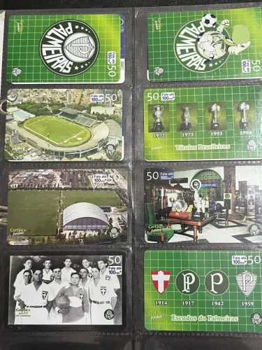 Coleção Cartões Telefônicos Palmeiras