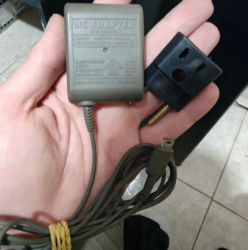 Carregador original para Nintendo DS Lite