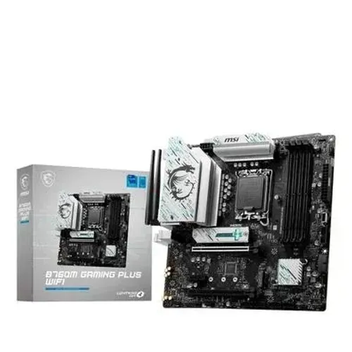 Placa Mãe LGA1700 B760 DDR5 12ª/13ª/14ª Geração MSI MG Gaming Plus WI-FI/BT/m-ATX - WZetta