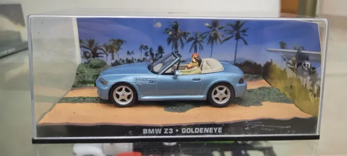 Miniatura BMW Z3 Goldeneye - Filme 007