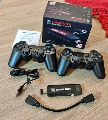 GD10 Video Game Stick 4K Console 2.4G Duplo Controlador Sem Fio 40000 Jogos 128GB Retrô Pa
