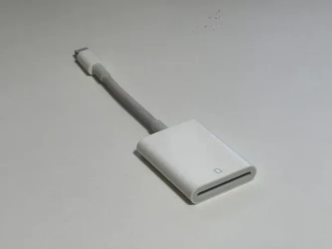 Adaptador Lightning para Cartão SD - Câmera Fotográfica